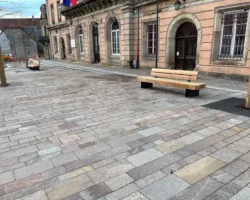 Dalles en longueur libre en porphyre à Giromagny