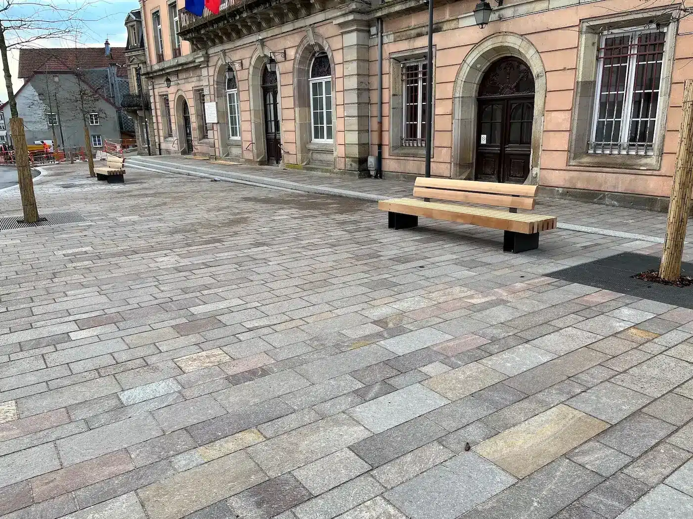 Dalles en longueur libre en porphyre à Giromagny