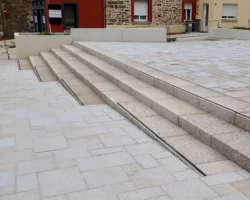 Dalle en opus romain quatre formats pour aménagements urbains