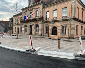 Giromagny (90) : Aménagement de la place de l&rsquo;hôtel de ville
