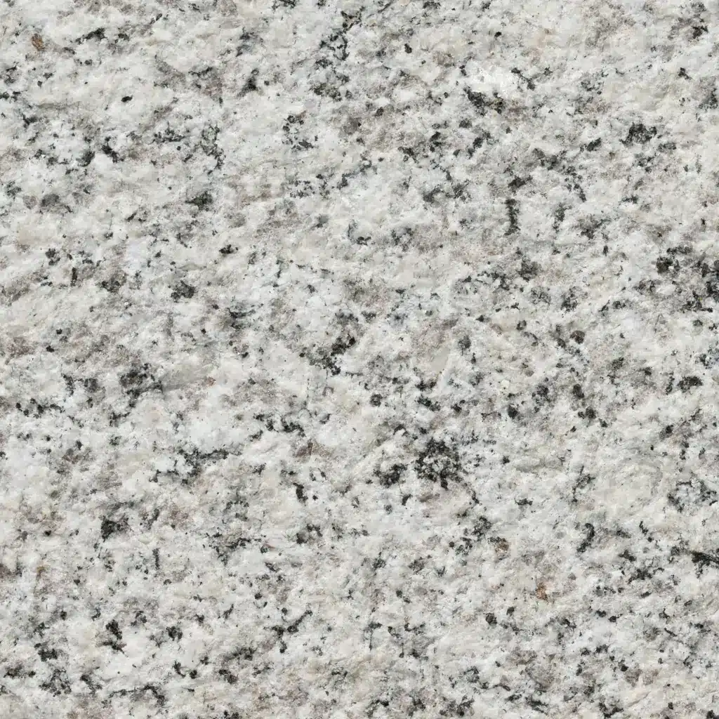 Granit gris clair 623 W en finition bouchardée