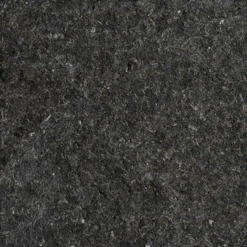 Granit noir 684 en finition flammée