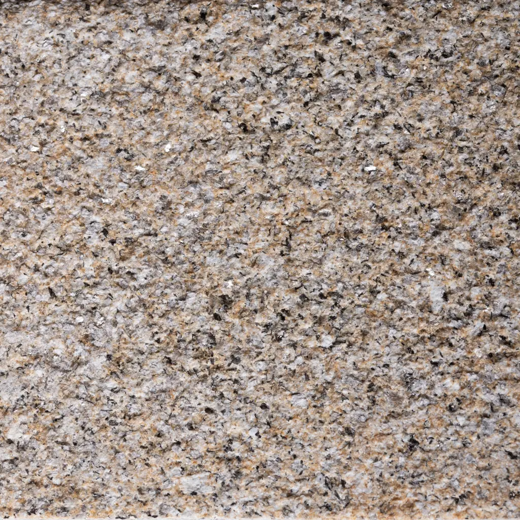 Pierre naturelle en granit gris beige Fève en finition grenaillée
