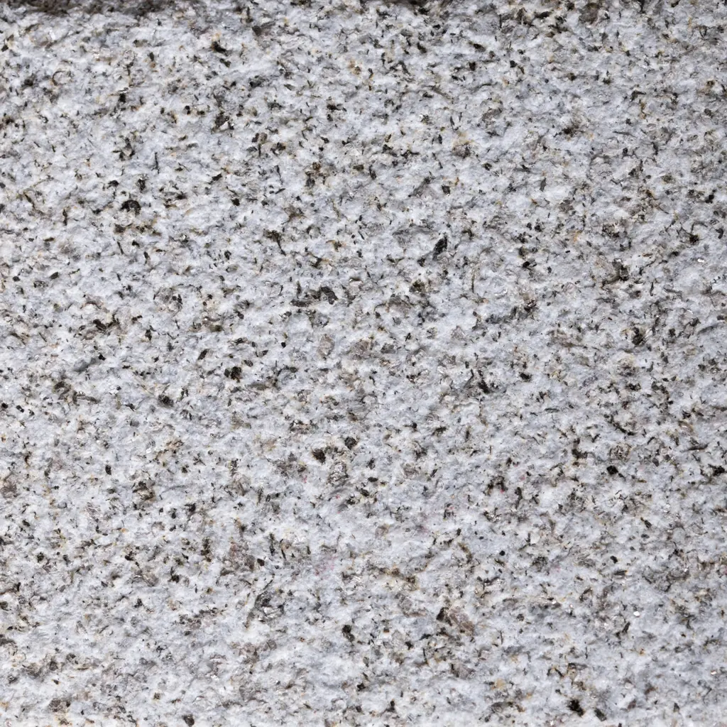 Pierre naturelle en granit gris beige Fève en finition grenaillée