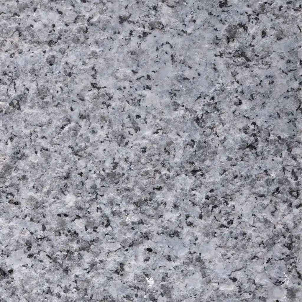 Pierre naturelle en granit gris bleu Azur en finition flammée