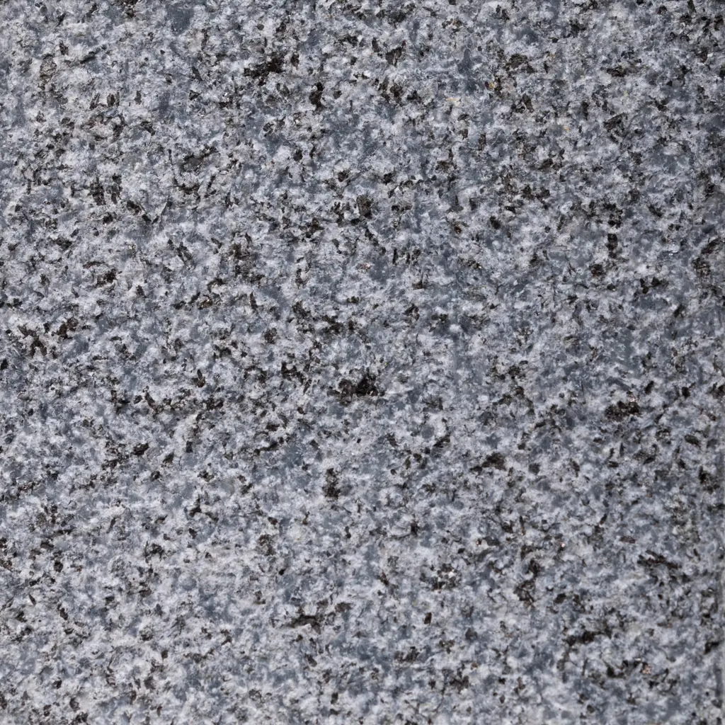 Pierre naturelle en granit gris bleu de Lanhélin en finition grenaillée
