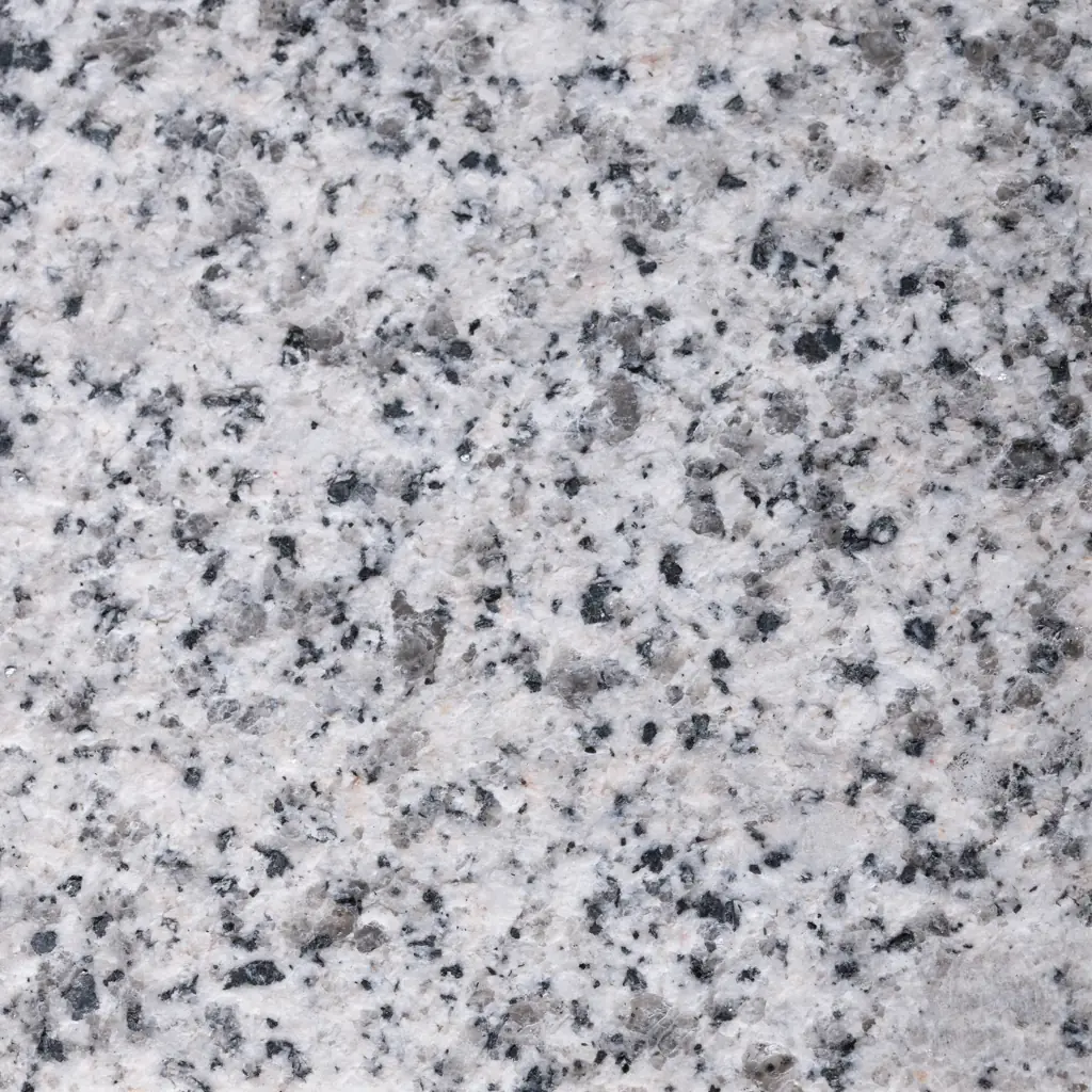 Pierre naturelle en granit gris Cristal en finition flammée