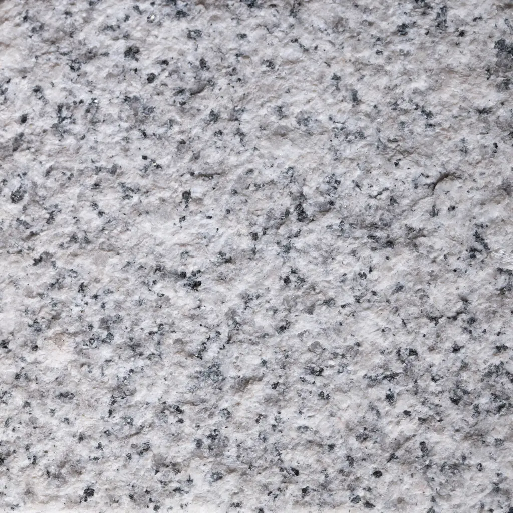Pierre naturelle en granit gris Cristal en finition grenaillée
