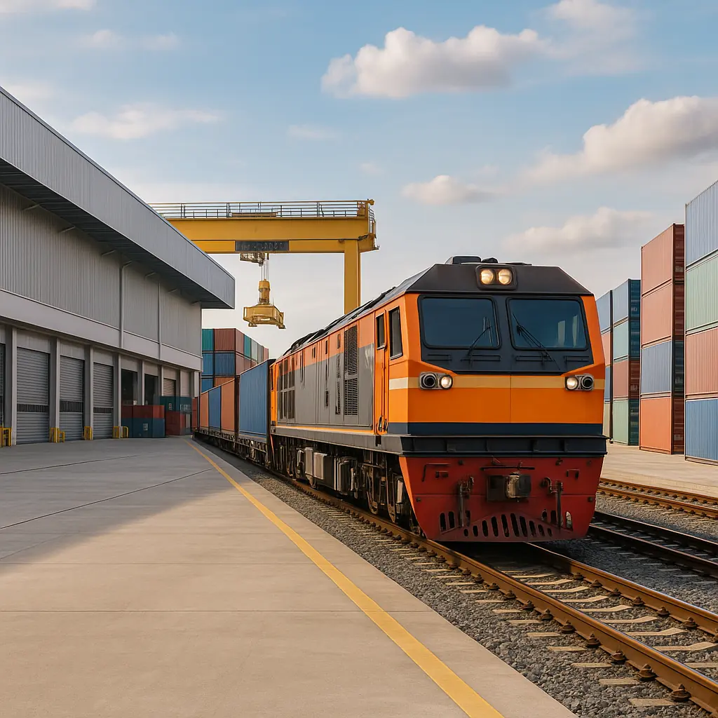 Transport ferroviaire pour faire déplacer la marchandise et réduire notre émission de CO2