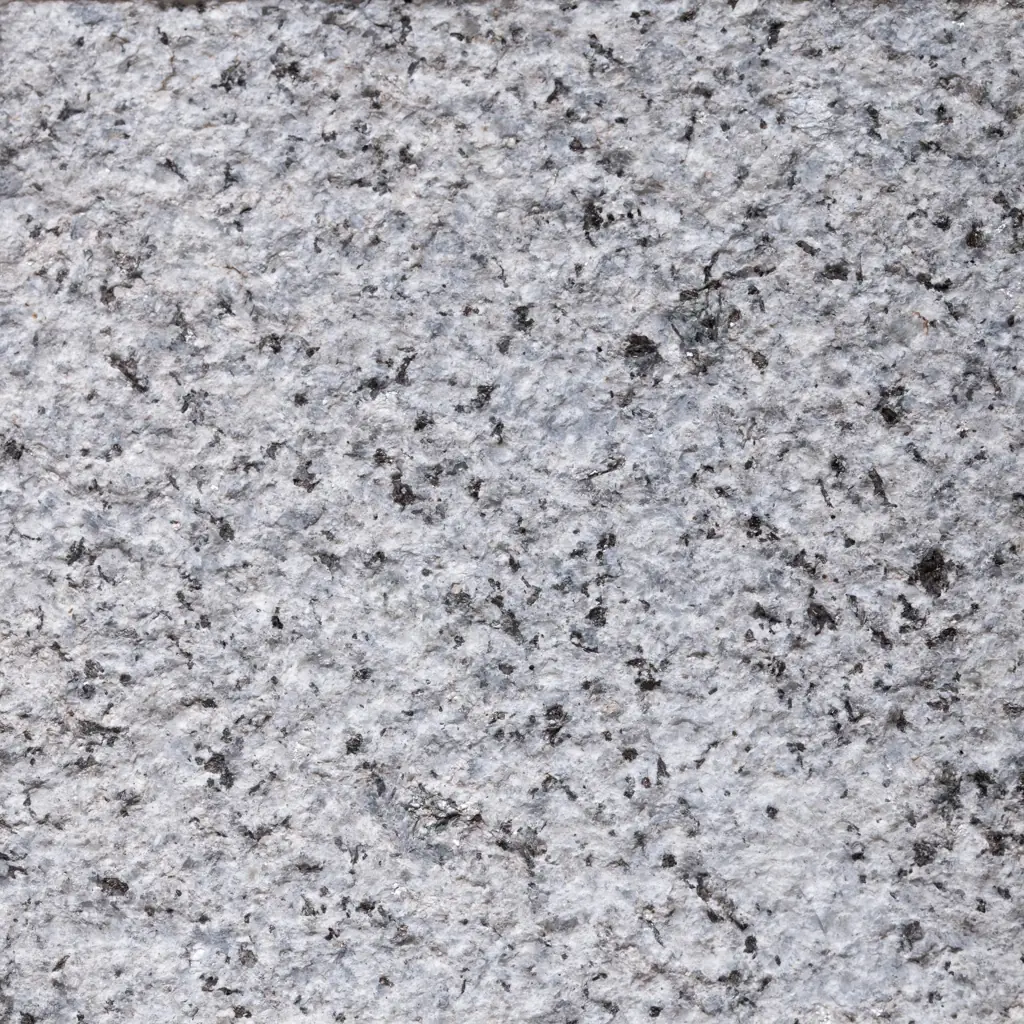 Granit gris bleu Azur en finition grenaillée