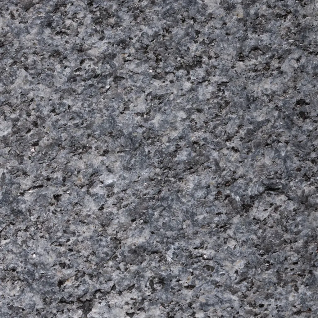 Granit gris bleu de Lanhélin en finition flammée