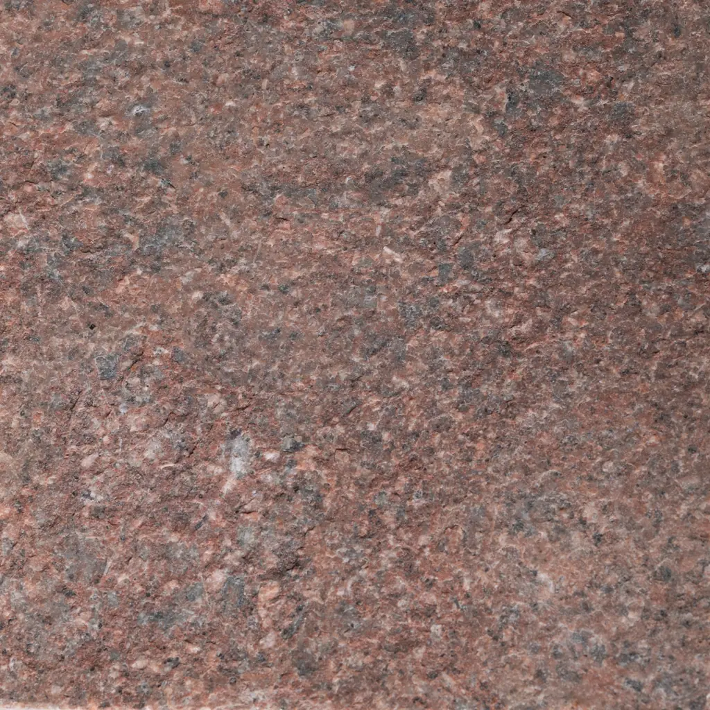 Granit rouge Robrato en finition flammée