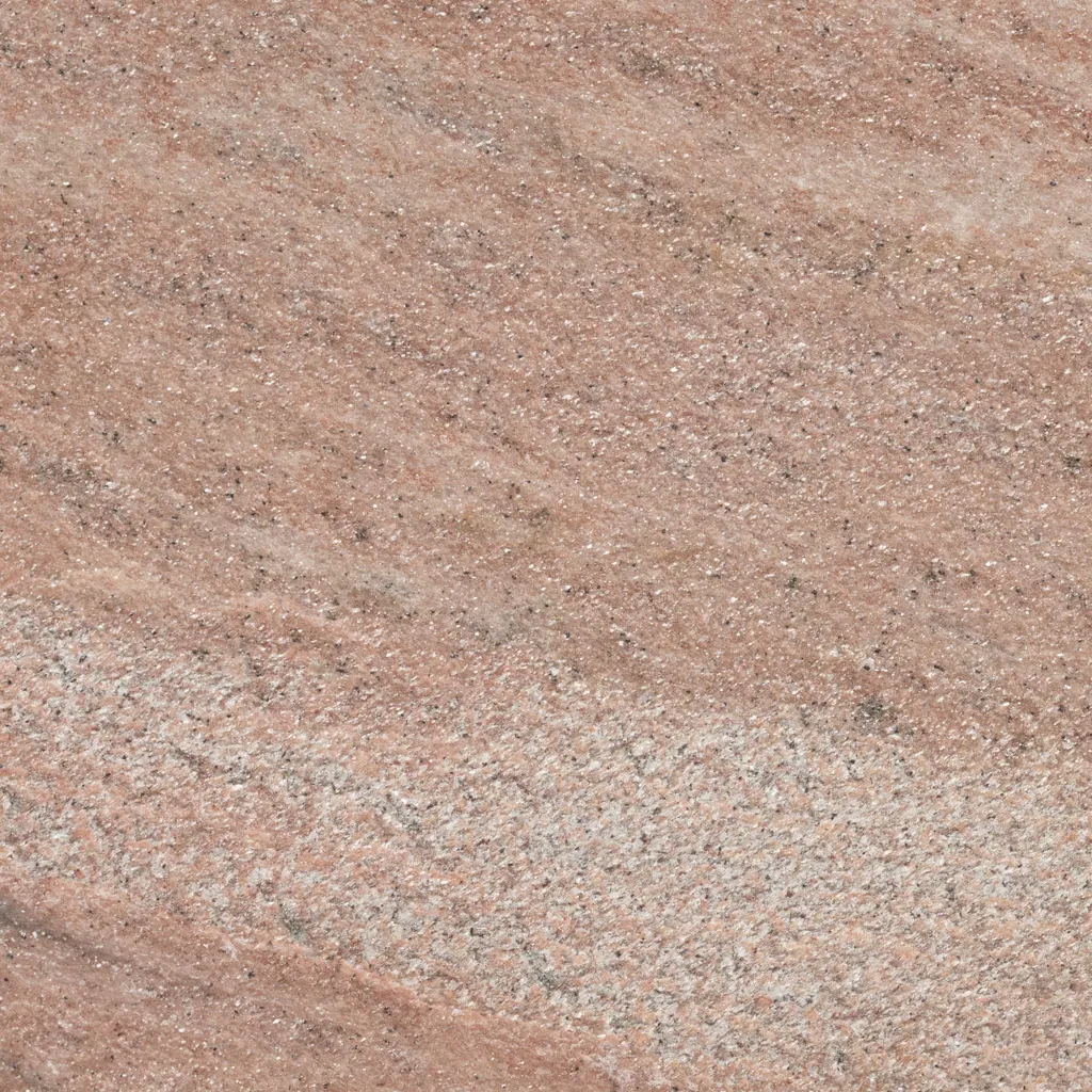Quartzite rose en finition naturelle