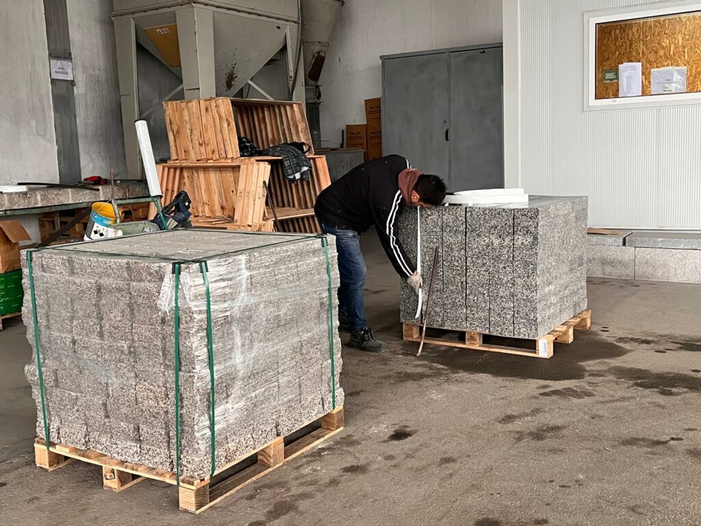 Conditionnement marchandise en usine